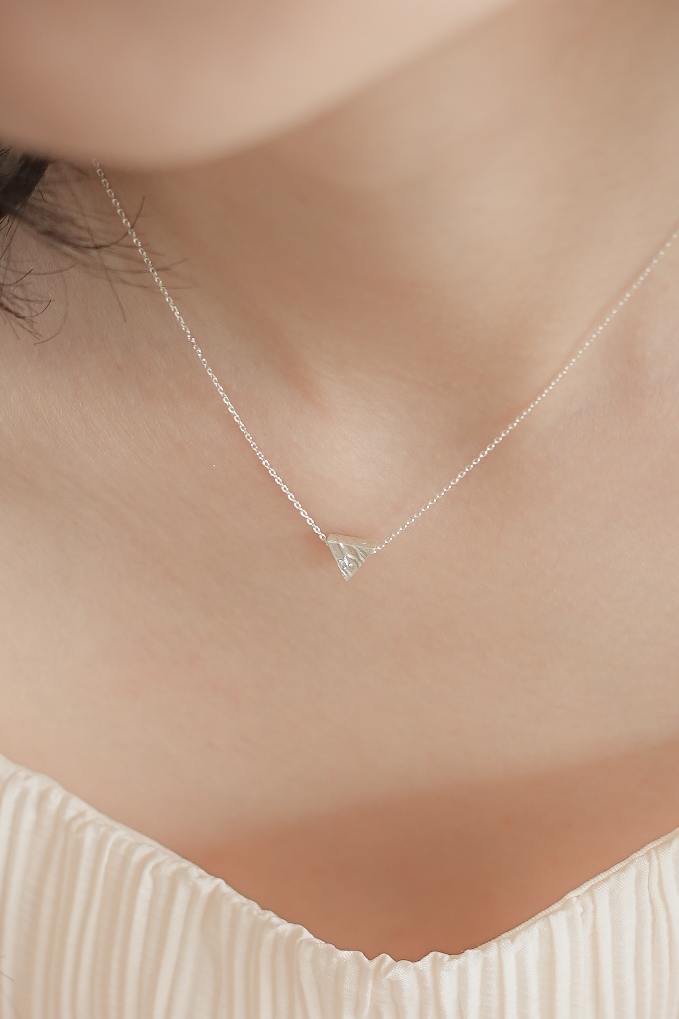 세발자전거, silver necklace