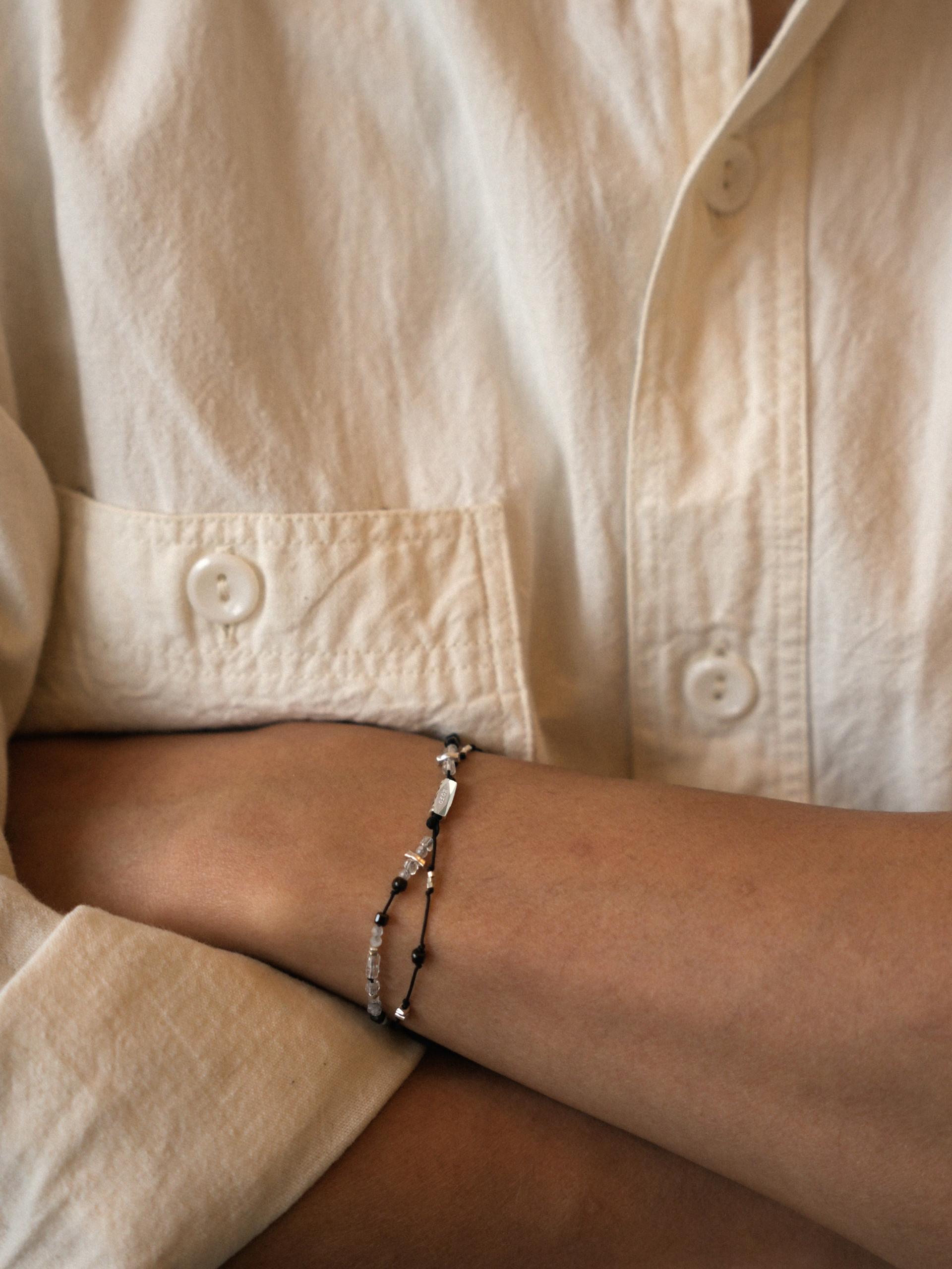 4月) 드림캐처, double line bracelet
