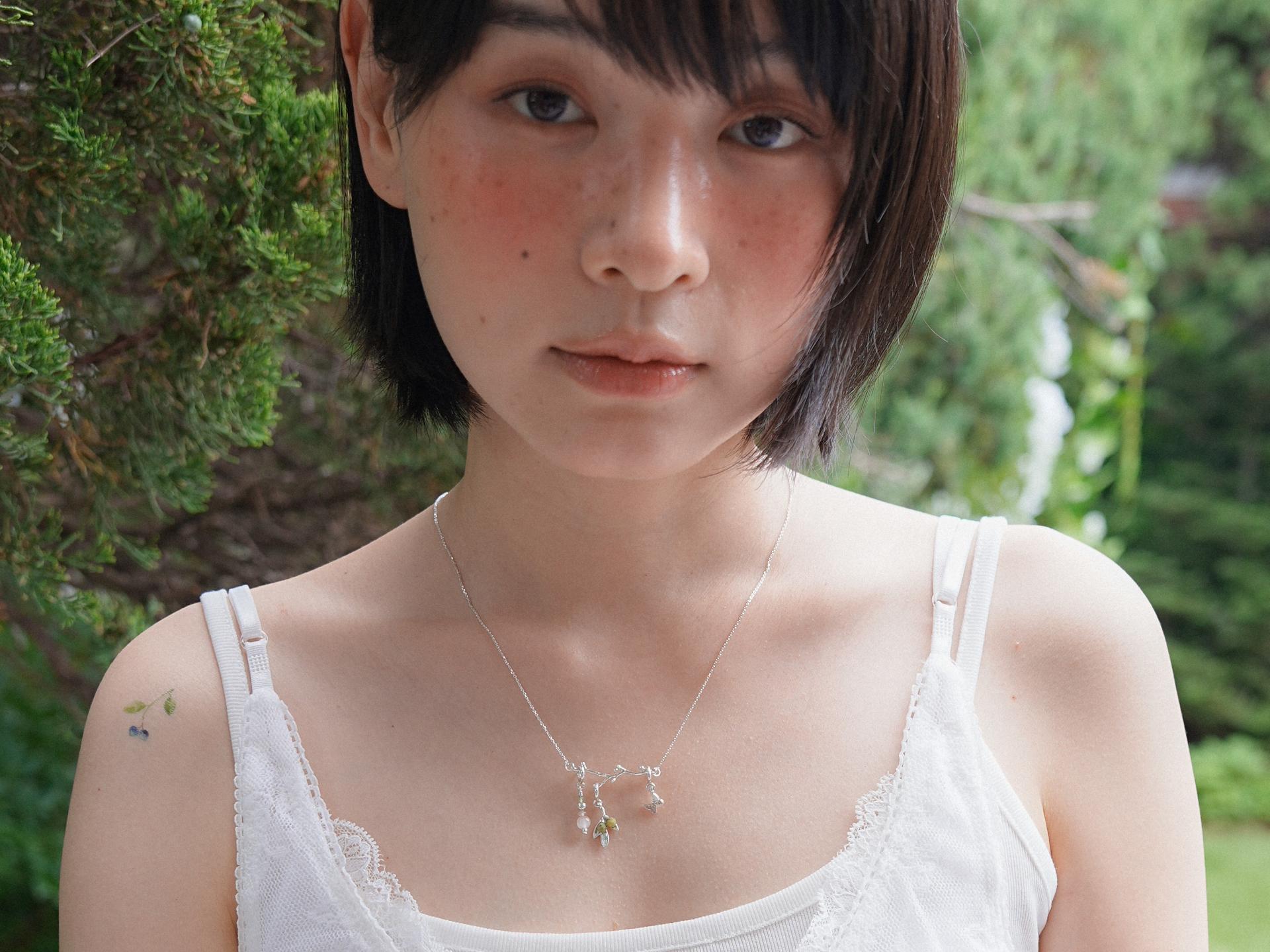 나의 정원, silver necklace (L)