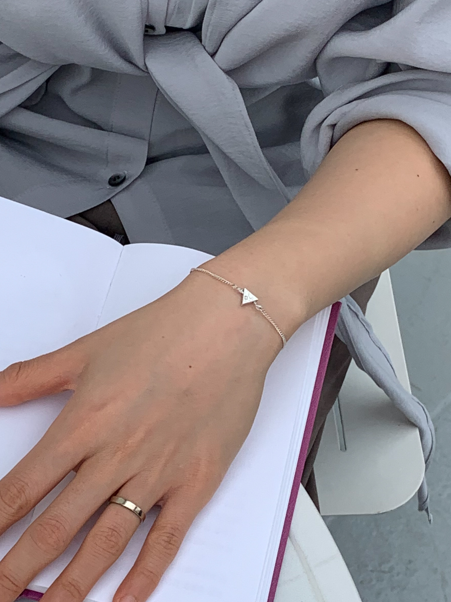 세발자전거, silver bracelet