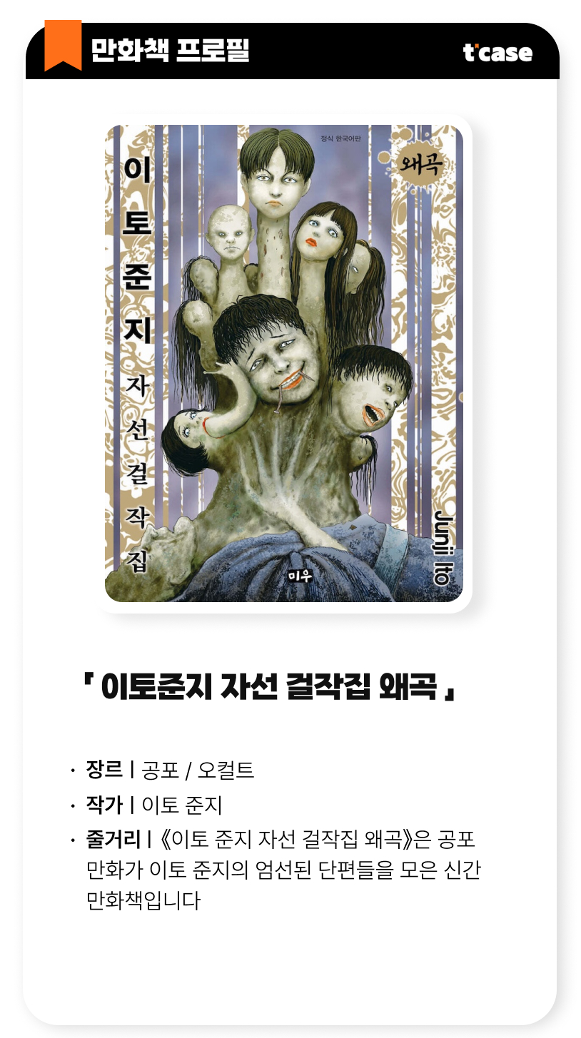 이토준지 자선 걸작집 왜곡