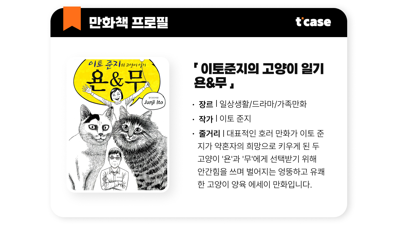 이토준지의 고양이 일기 욘&무