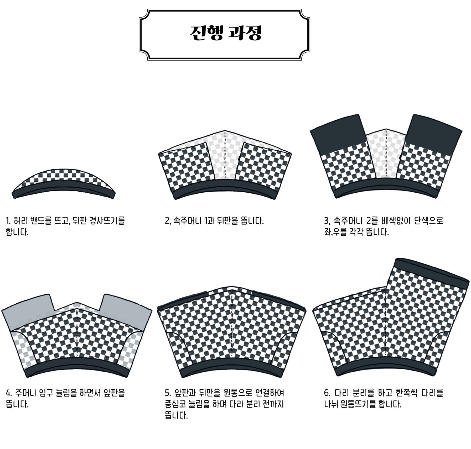 체커보드 숏츠