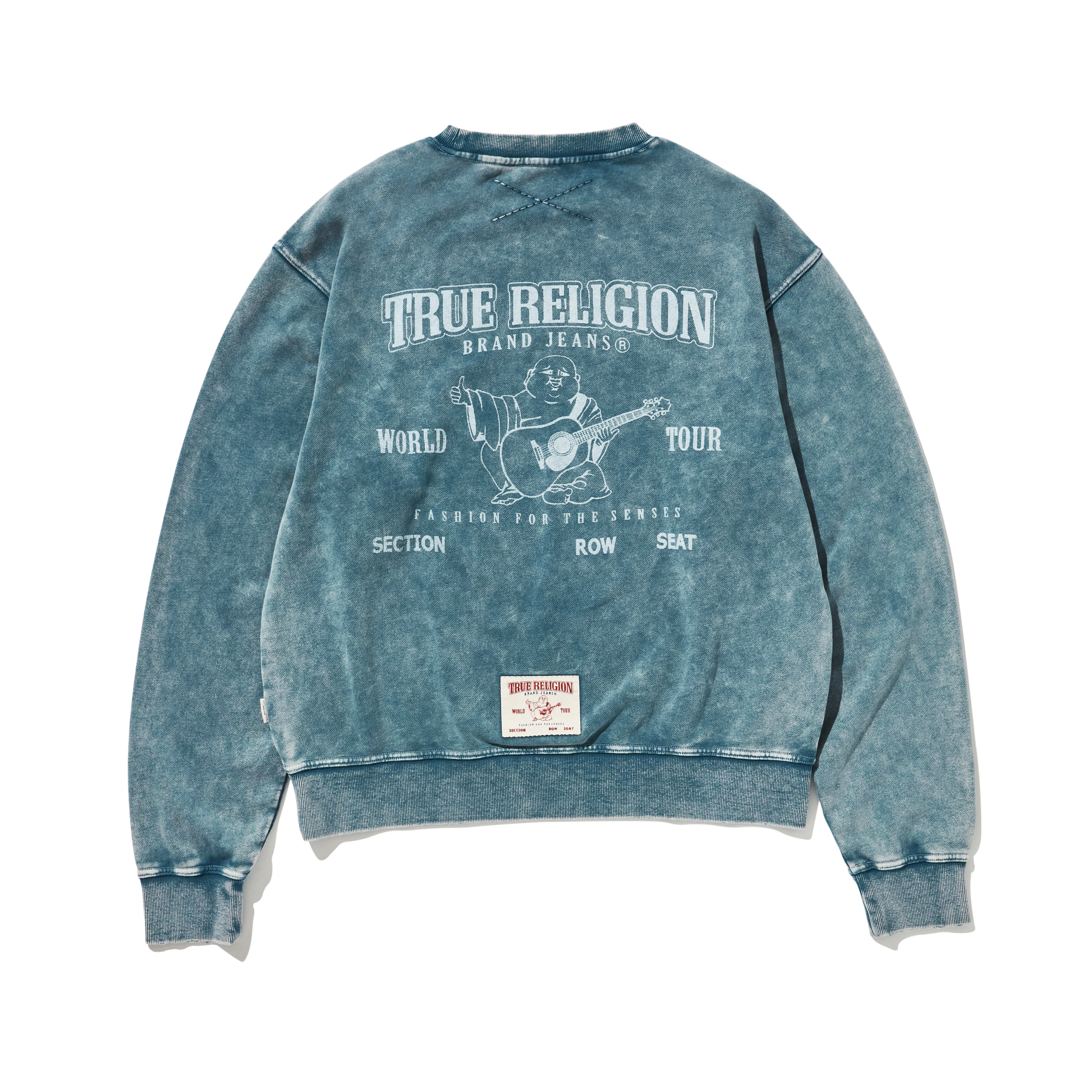 【TRUE RELIGION】 Antismog Crewneck Indigo ANTI SMOG CREWNECK (INDIGO) - TRUE RELIGION