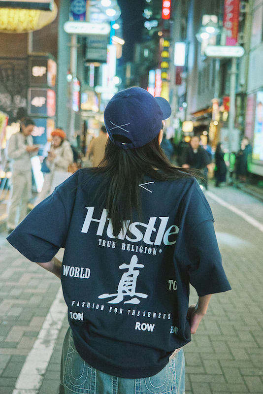 Tシャツ・カットソー True Religion Hustle T-shirt Navy HUSTLE T-SHIRTS (NAVY) - TRUE RELIGION
