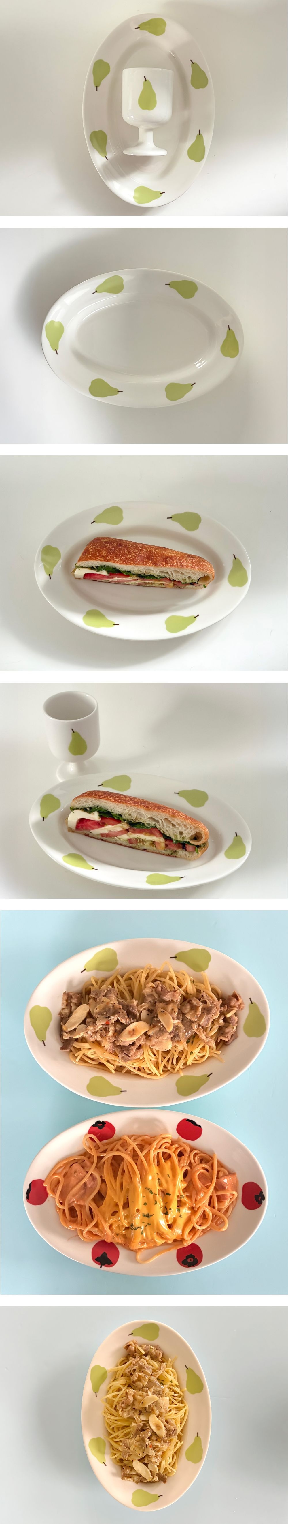 [제철식기:배] 오발 플레이트
