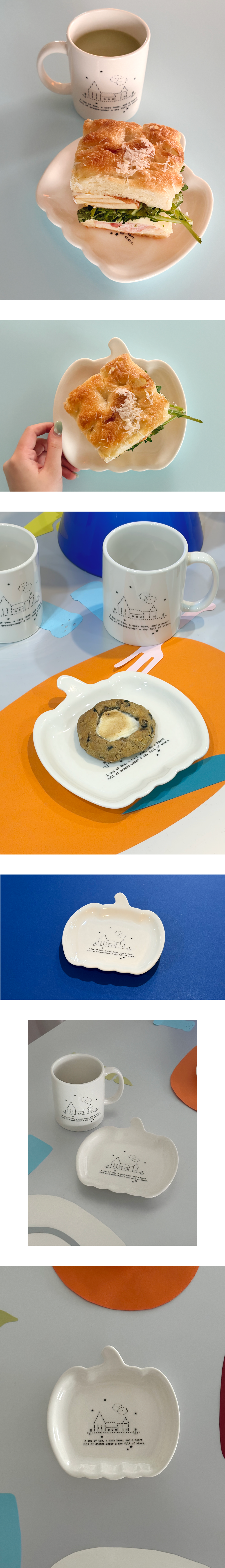 Cozy home Pumpkin Plate