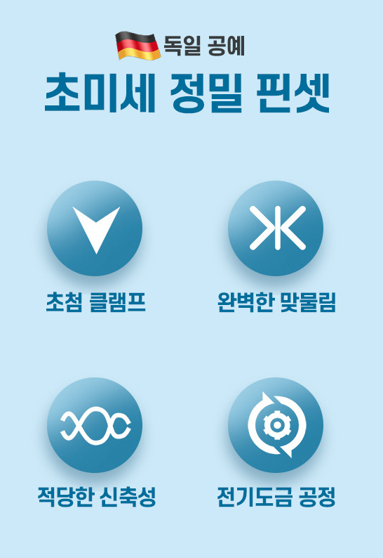 인그로운헤어핀셋 일자형/S자형/L자형