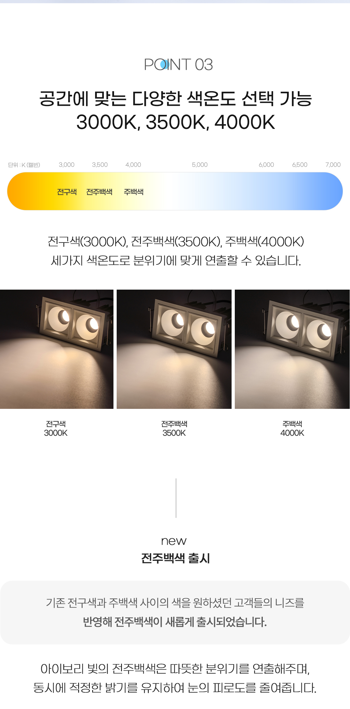 LED 시드 COB 멀티매입등 (1구,2구)