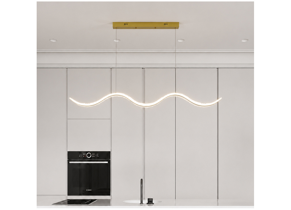 LED 웨이브 팬던트 30W [주백색]