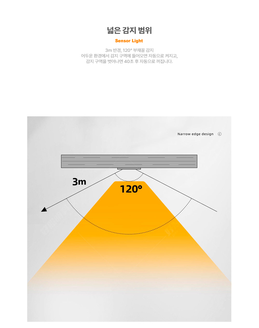 LED 디에른 발목등 센서/직부