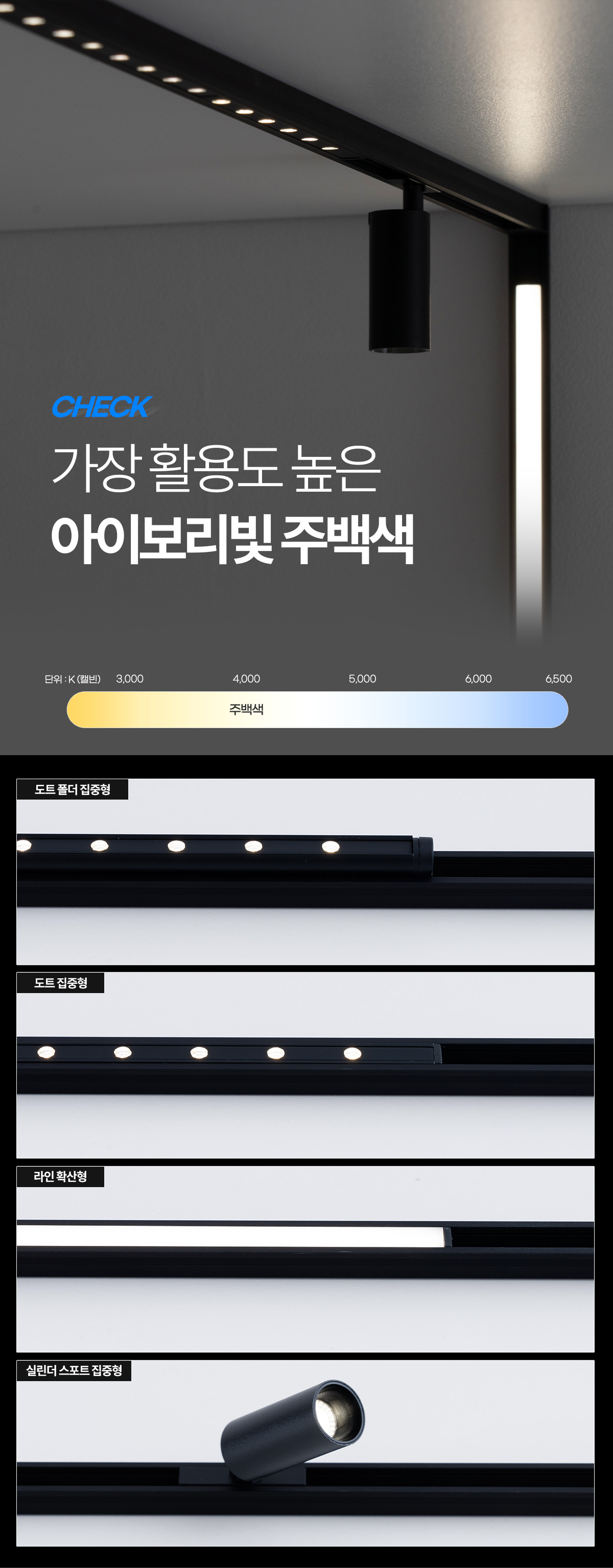 LM 카로나 LED 마이크로 마그네틱조명 레일등 레일조명