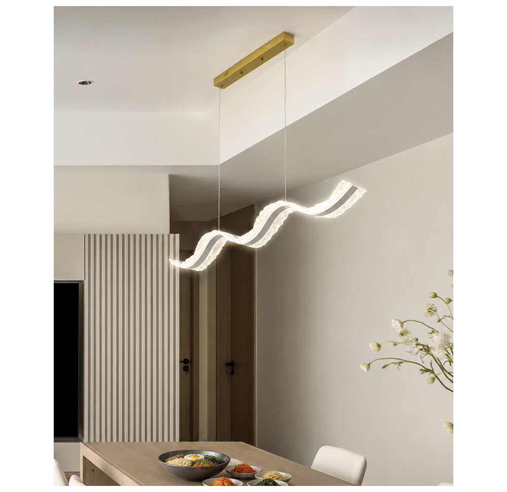 LED 웨이브 팬던트 30W [주백색]
