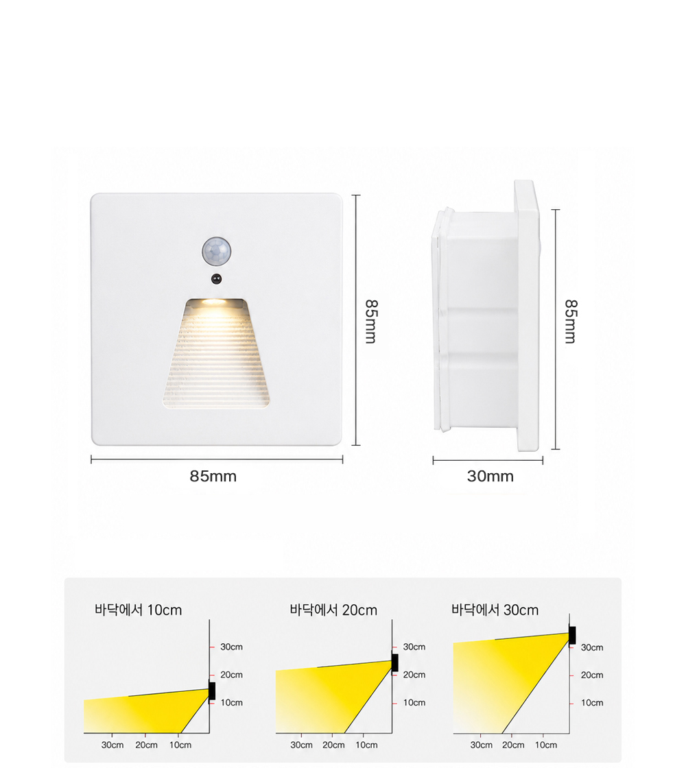 LED 디에른 발목등 센서/직부