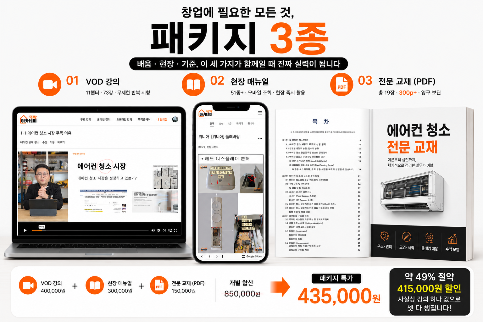 [A1 패키지 강의] 온라인 완전 정복 패키지 (VOD 강의+매뉴얼+교재)