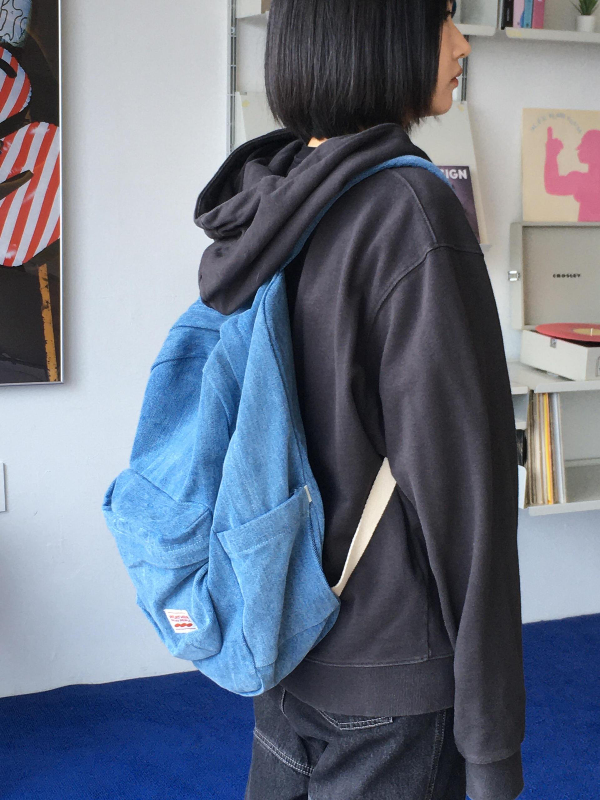 [직진배송l자체제작] porto denim bag 수제 포르토 데님 백팩 상세 이미지 18