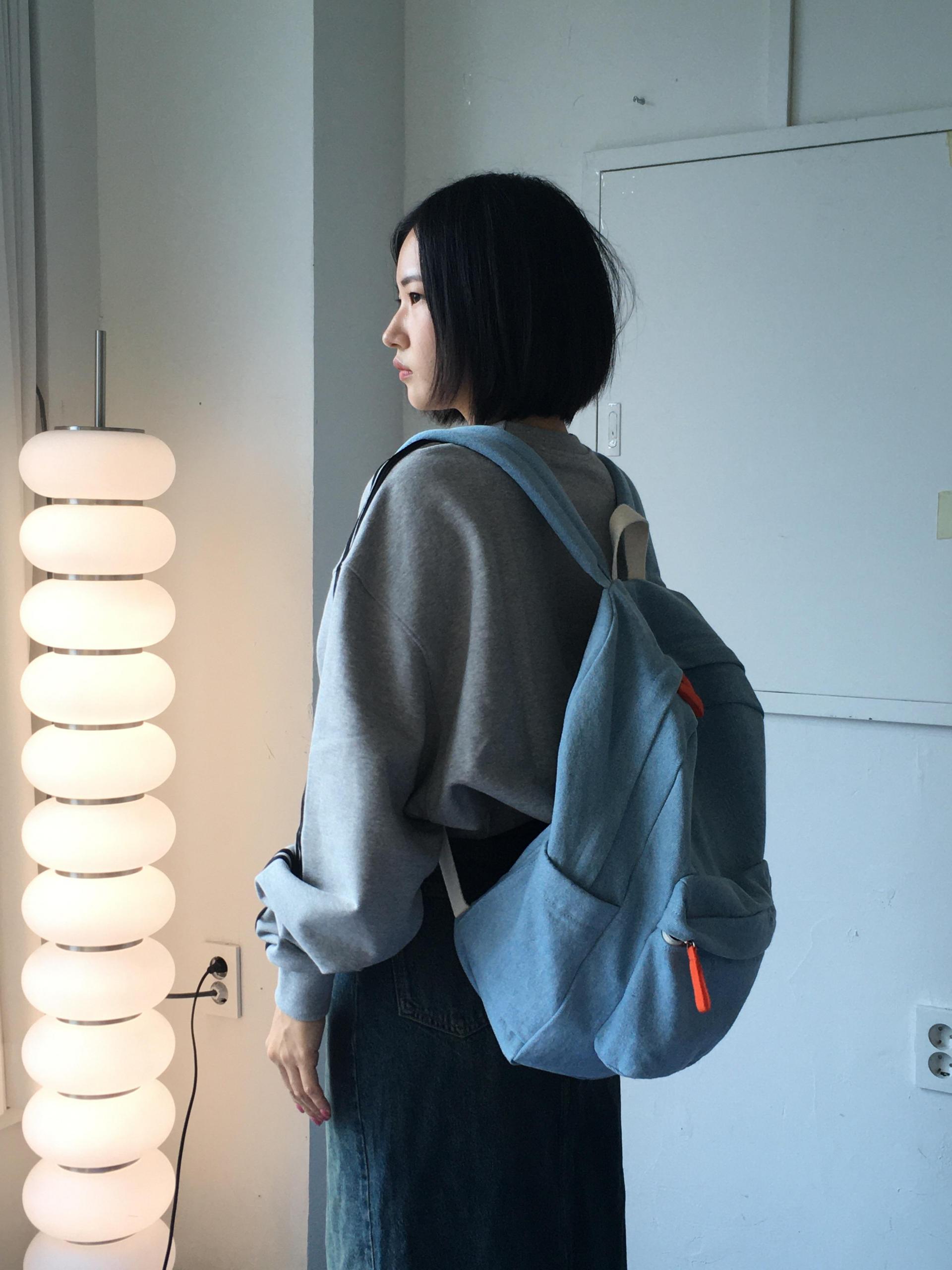[직진배송l자체제작] porto denim bag 수제 포르토 데님 백팩 상세 이미지 25