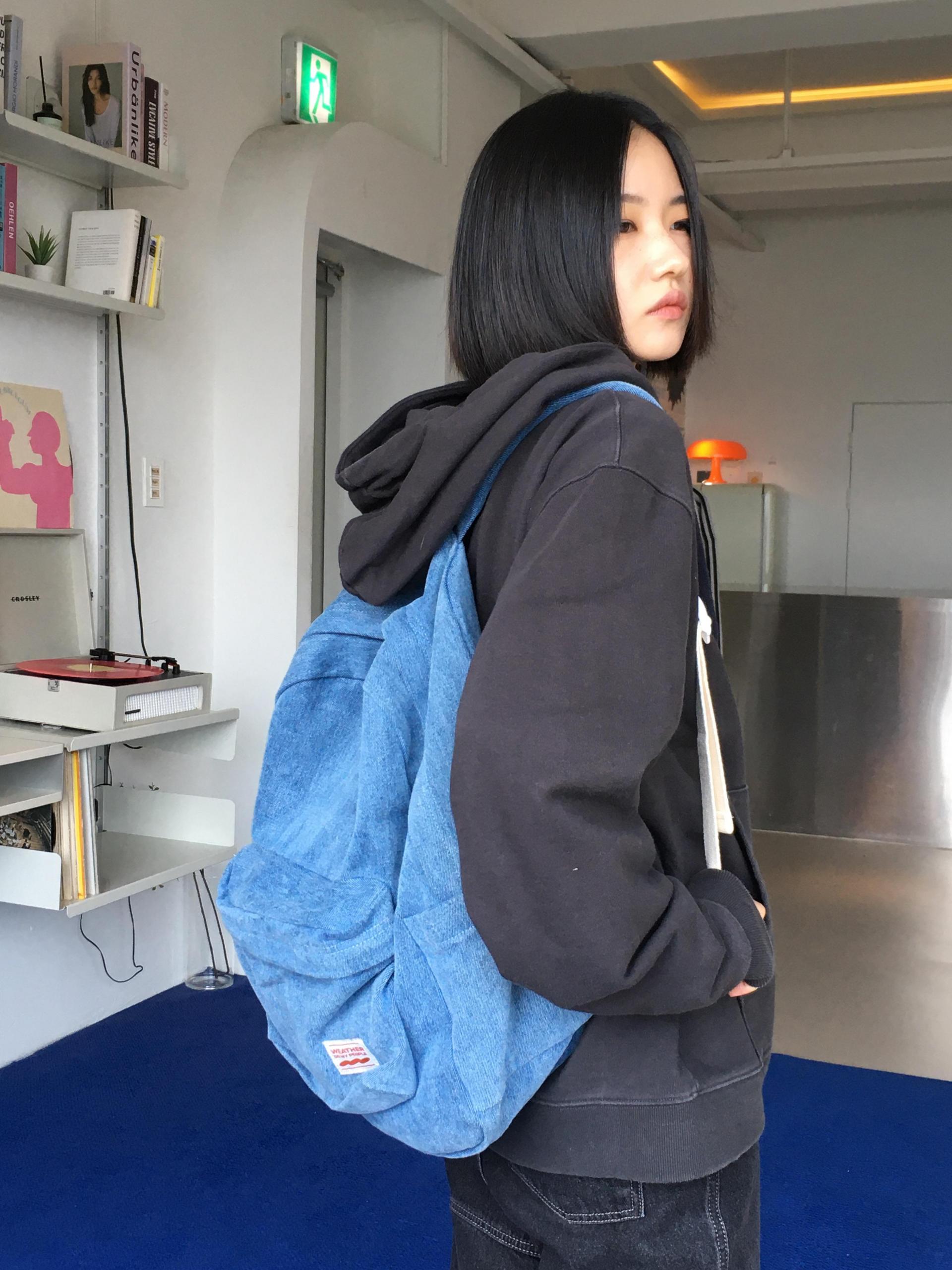 [직진배송l자체제작] porto denim bag 수제 포르토 데님 백팩 상세 이미지 20