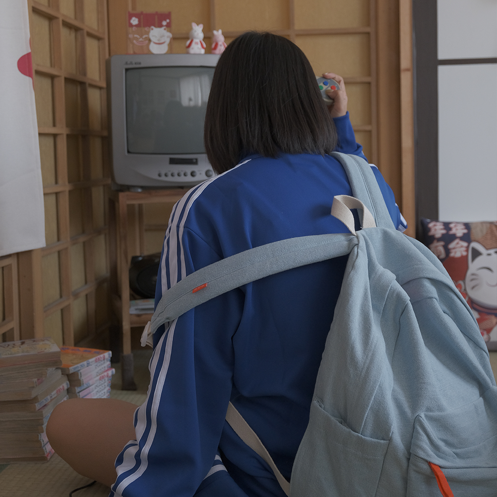 [직진배송l자체제작] porto denim bag 수제 포르토 데님 백팩 상세 이미지 10