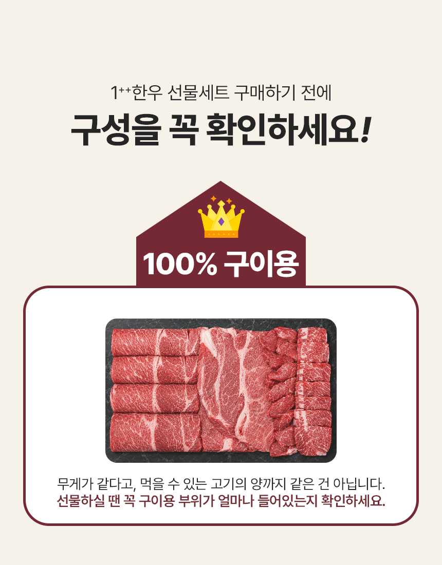 부산투쁠한우선물세트 B-1 (1.2kg)