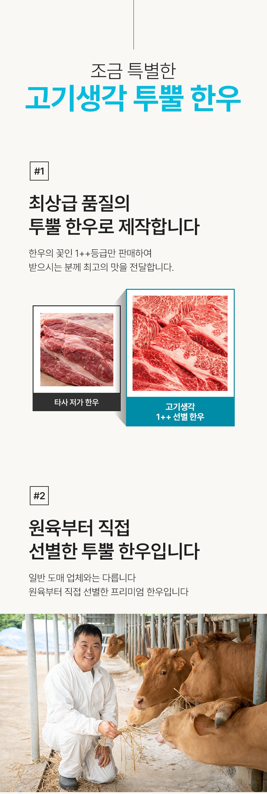 부산투쁠한우선물세트 A-1 (2kg)