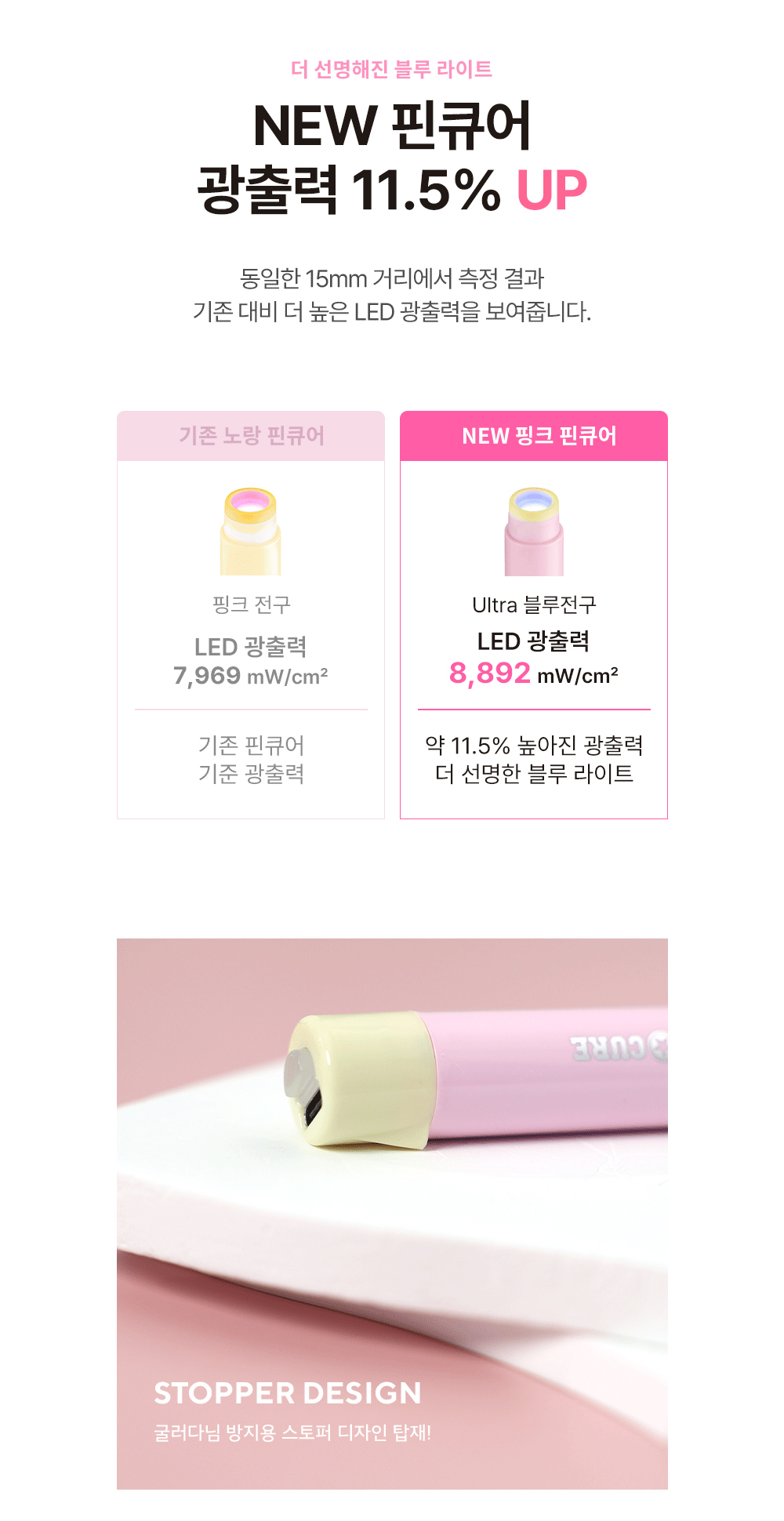 다이아미 핀큐어 램프&거치대 세트 젤램프 휴대용램프