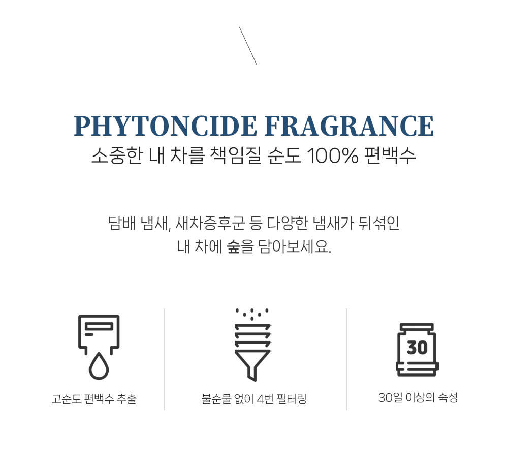 [차량용 100% 편백수] 마이카포레