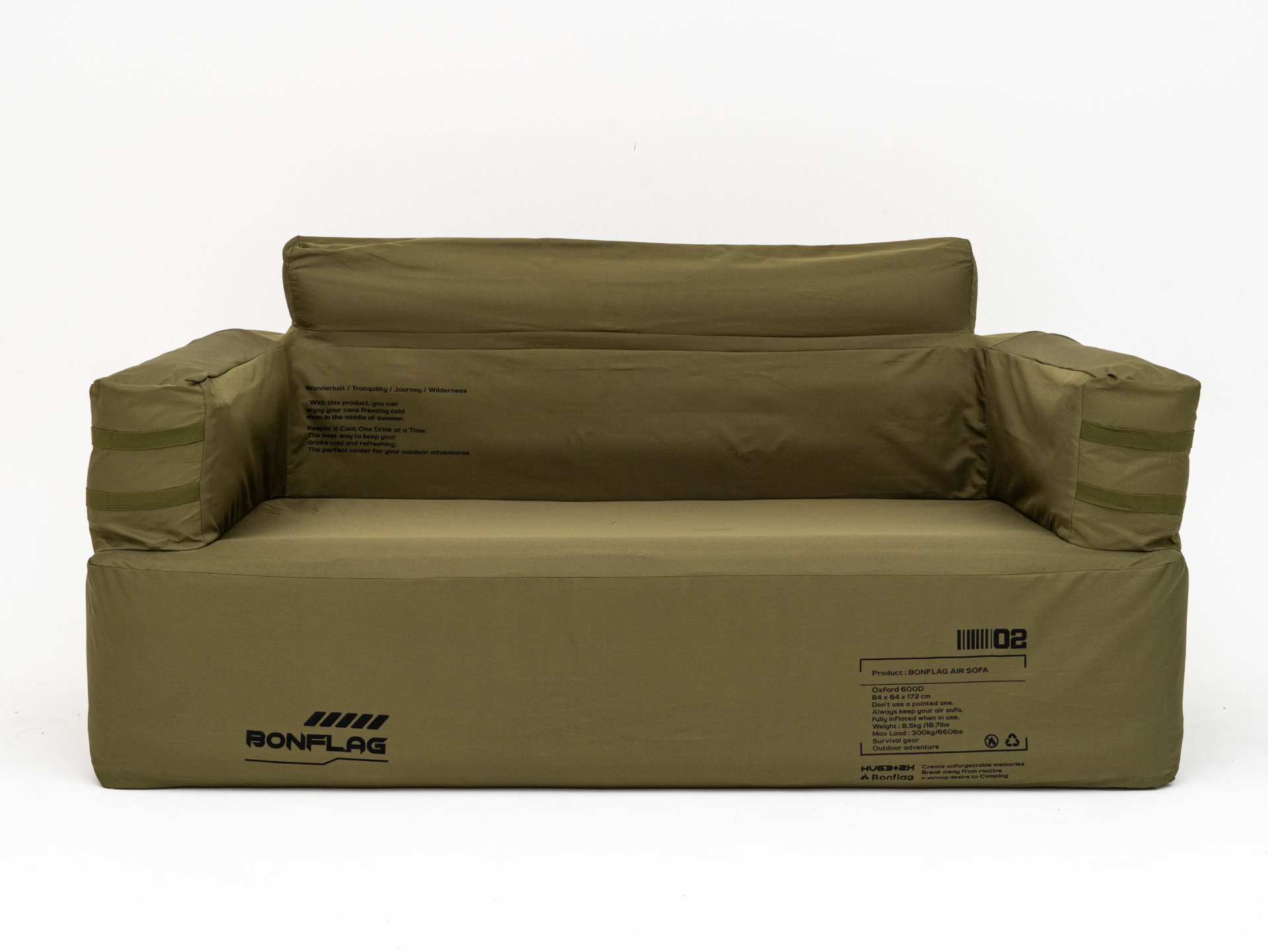 BONFLAG ２人用 TACTICAL AIR SOFA韓国アウトドアブランド Tactical Air Sofa 2p : Camping Gear, Air Sofa, Premium