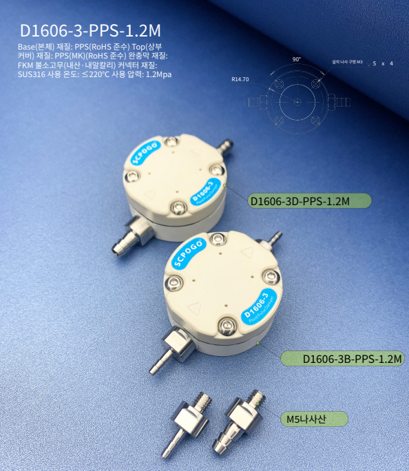 [SCPOGO] Fluid Pulse Damper D1606-3 Series