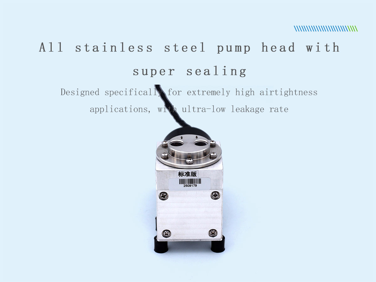 [Hilintec] D37TS Adjustable Speed High Airtightness Positive Negative Pressure Diaphragm Pump