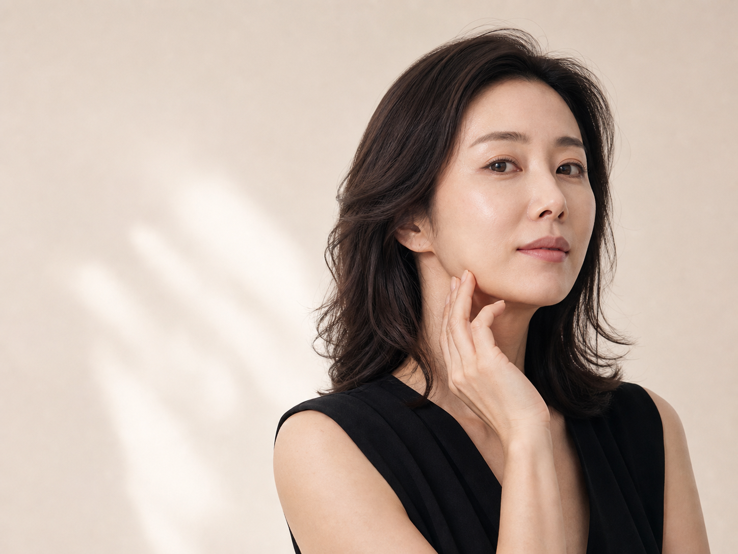 동춘동 튠페이스 리프팅 진료상담 전 얼굴선과 내원 동선을 정리하는 이미지