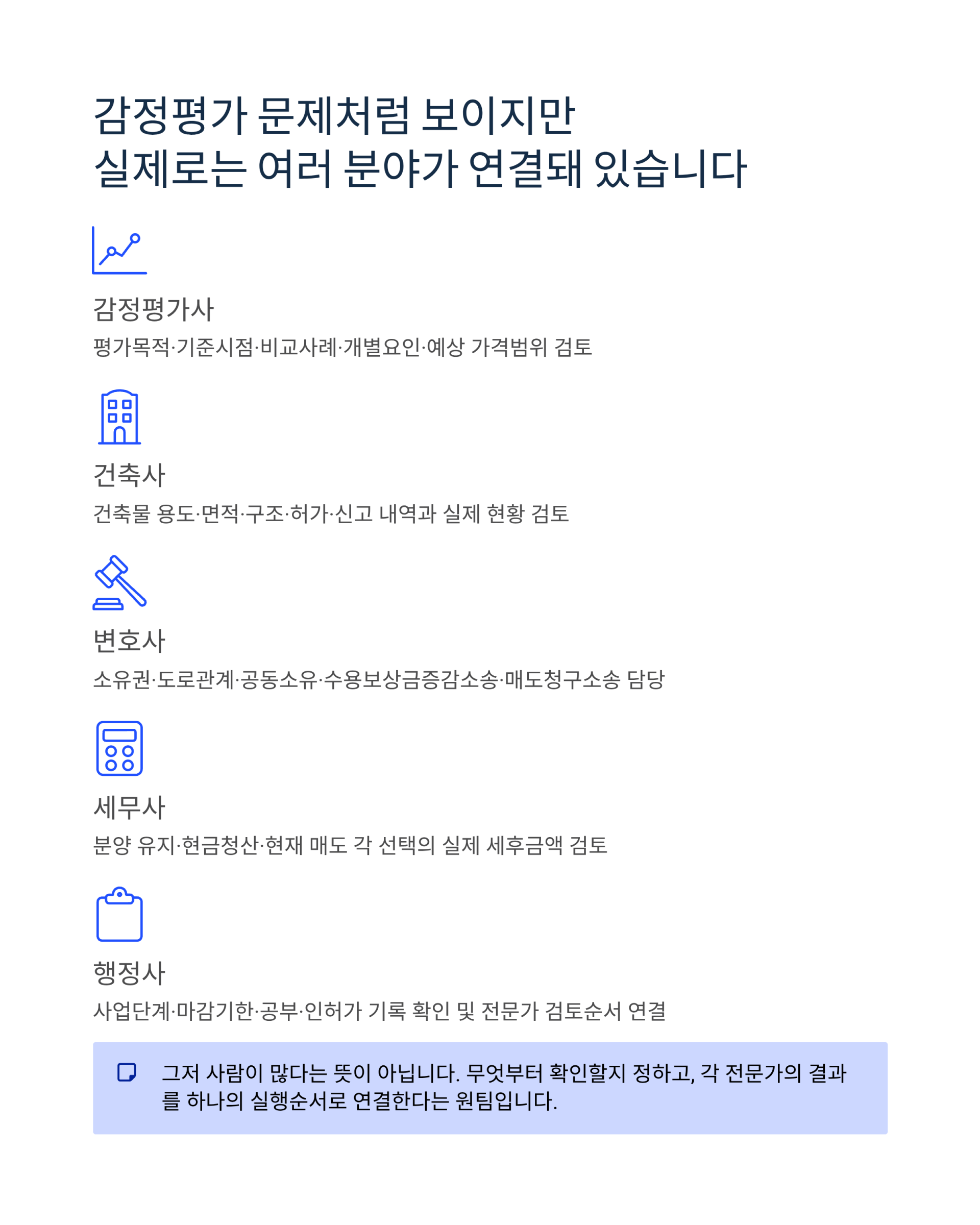 [재개발·토지보상 어시스트] 상담 예약