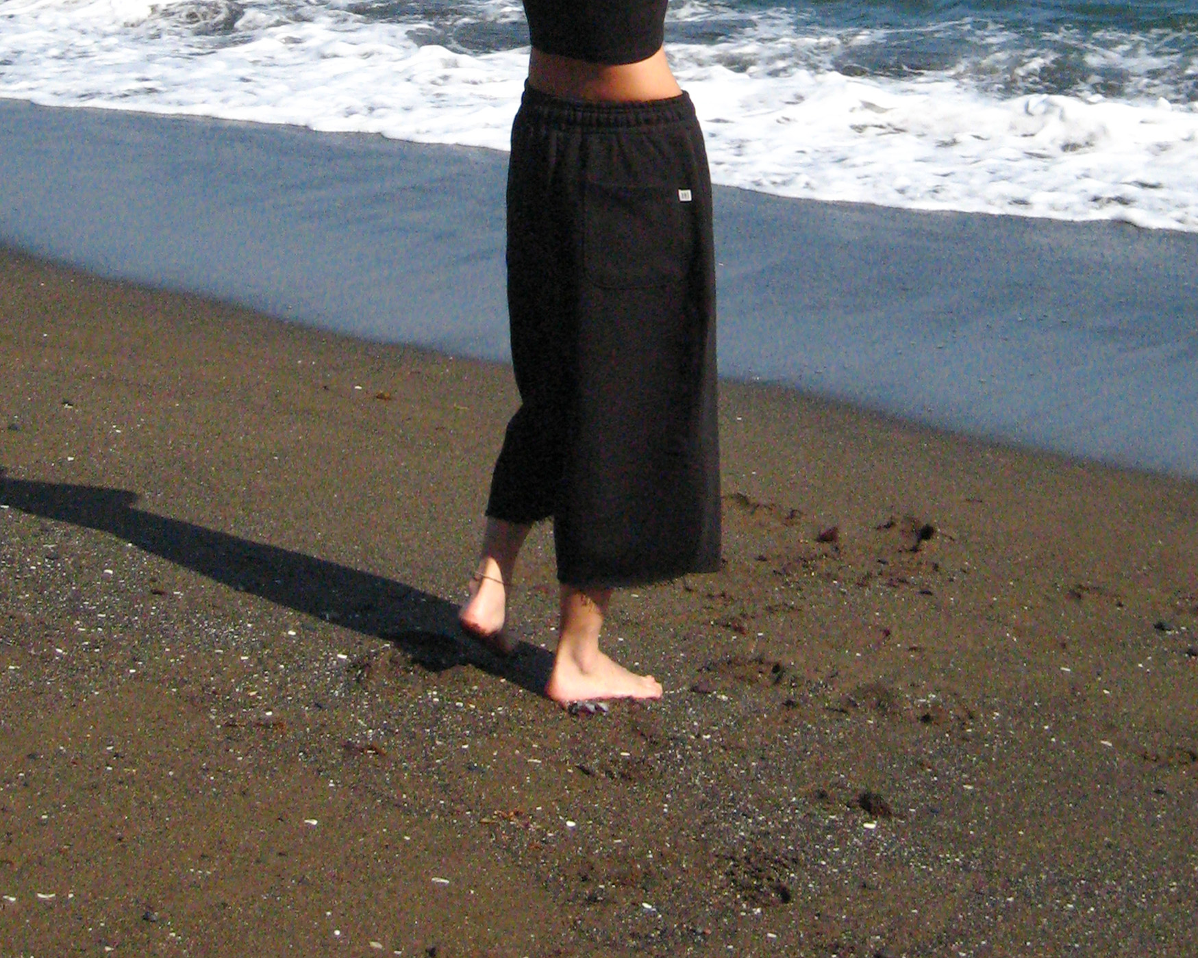 F/T Balloon Capri Pants (Black)