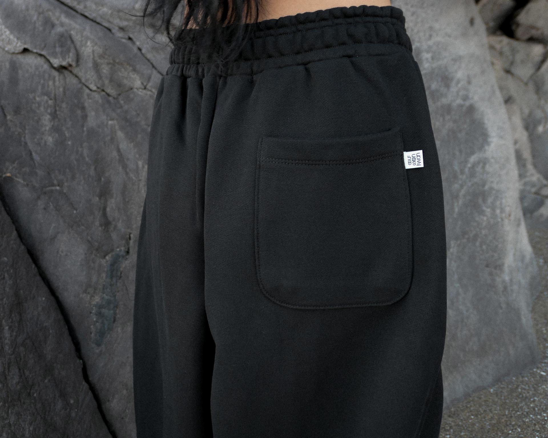 F/T Balloon Capri Pants (Black)