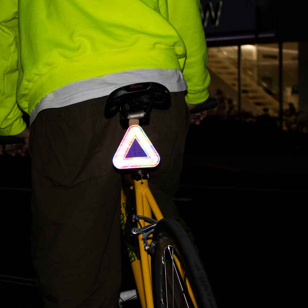 BLUE LUG TRIANGLE REFLECTOR - TIE DYE (RESTOCK)