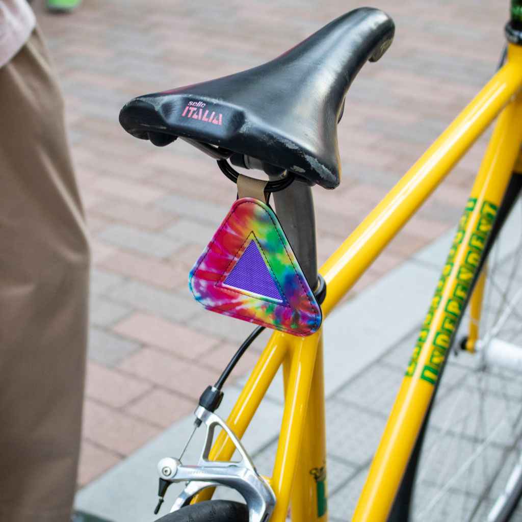 BLUE LUG TRIANGLE REFLECTOR - TIE DYE (RESTOCK)