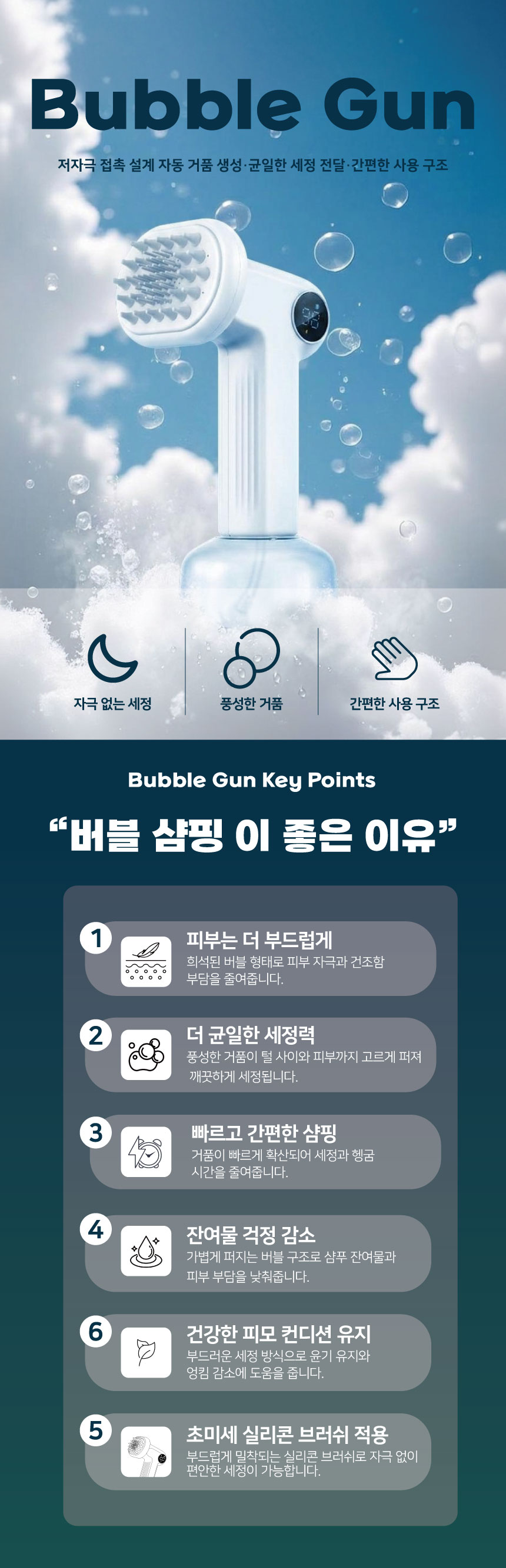 K9 버블건 (Bubble Gun) 자동거품 생성기