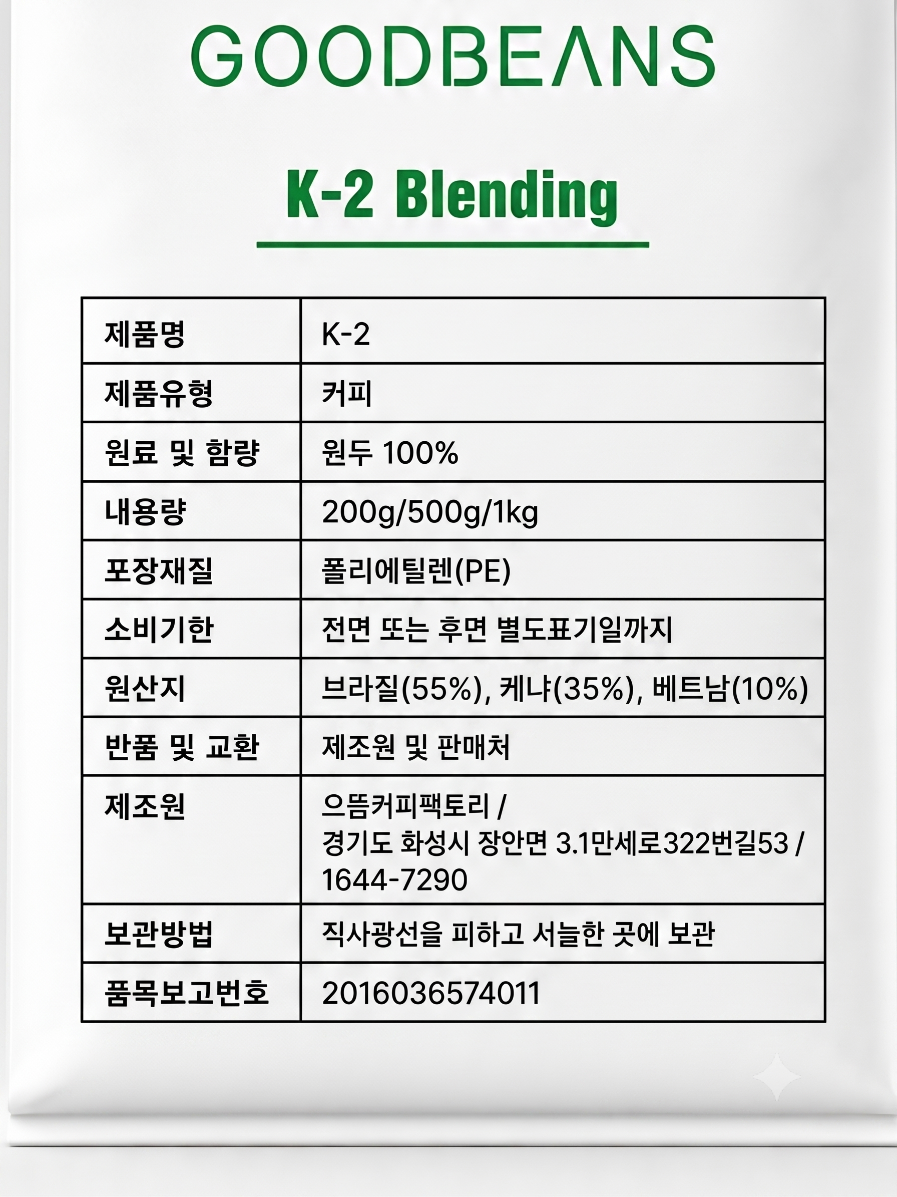 K-2 블렌드