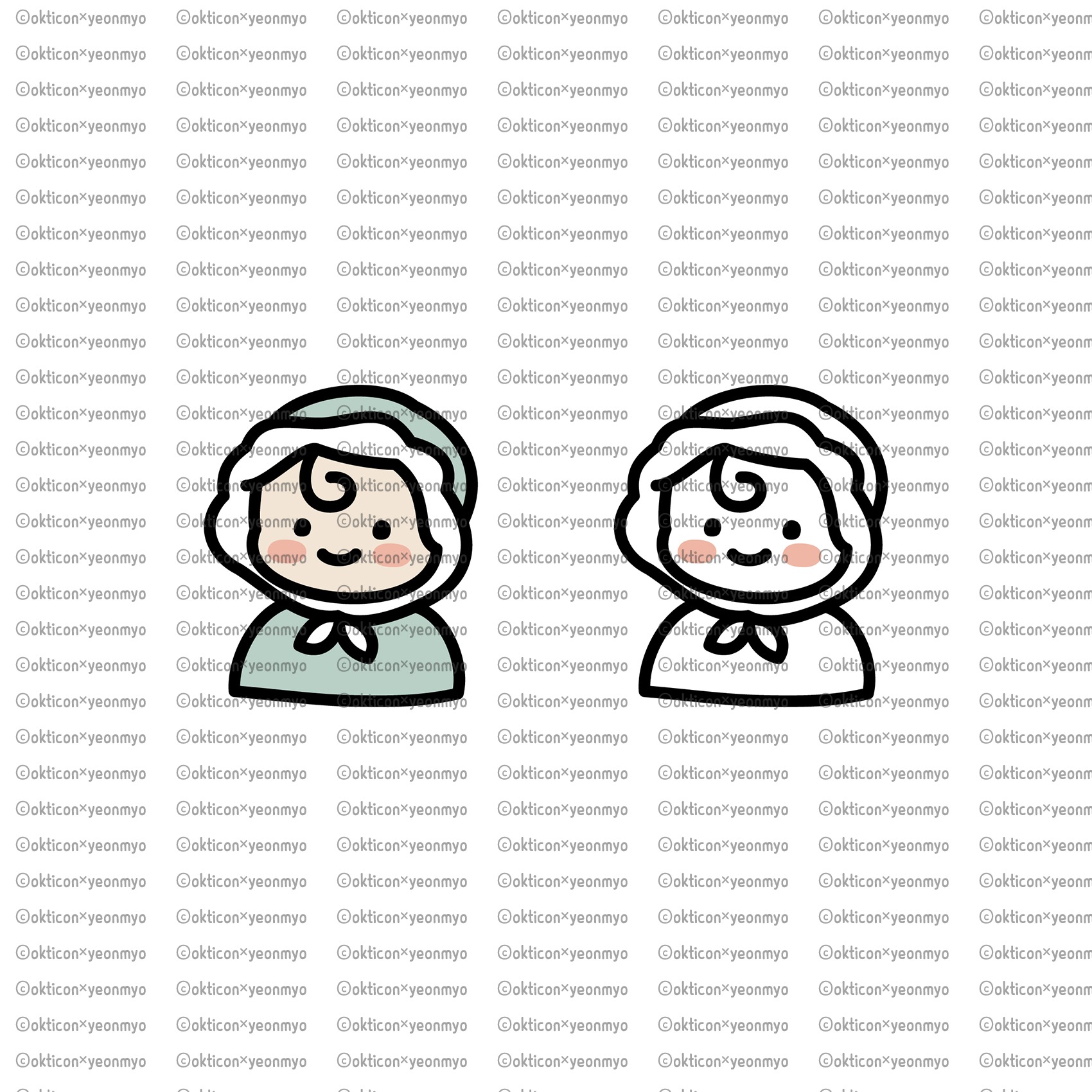 Character Child in a hat Icon