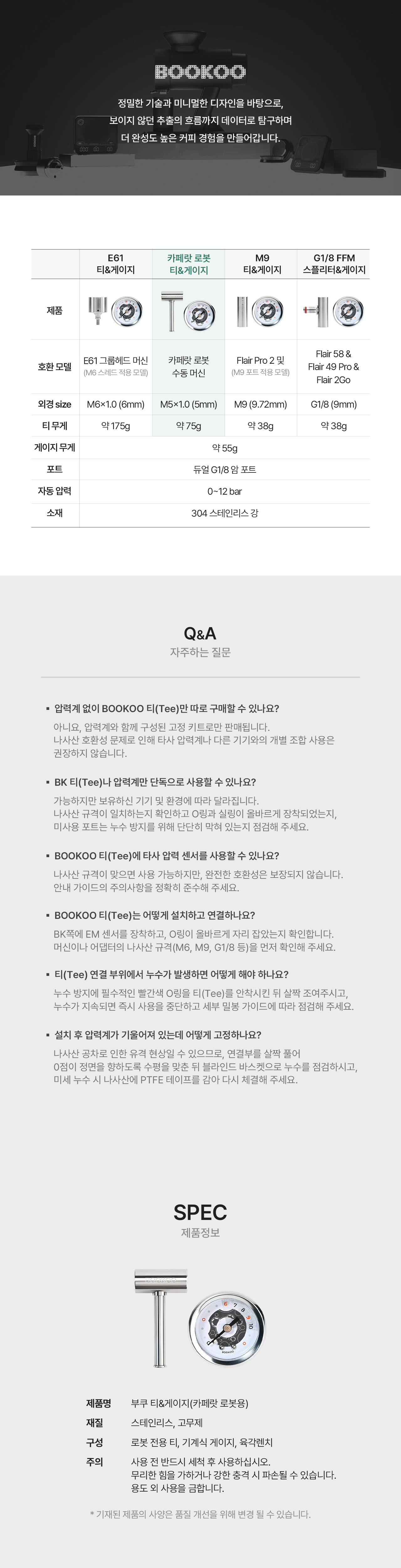 부쿠 티&게이지 (카페랏 로봇용)