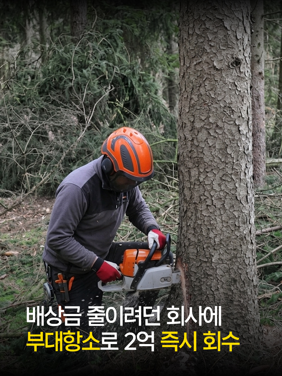 배상금 줄이려던 회사에 부대항소로 2억 즉시 회수
