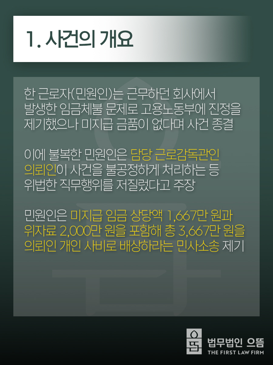 1. 사건의 개요