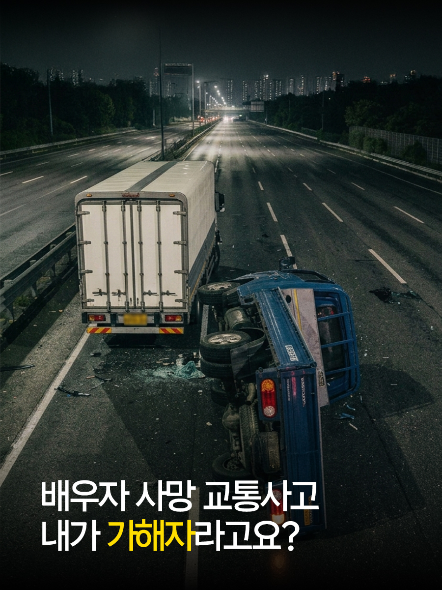 배우자 사망 교통사고 내가 가해자라고요?