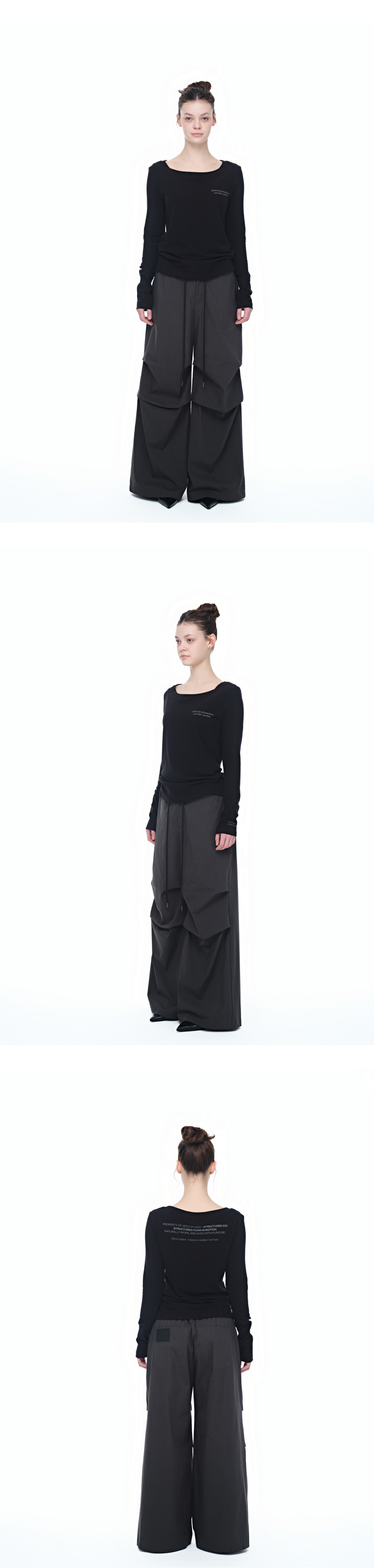 [5rd Re-order] Structured 025 sleeve T_black