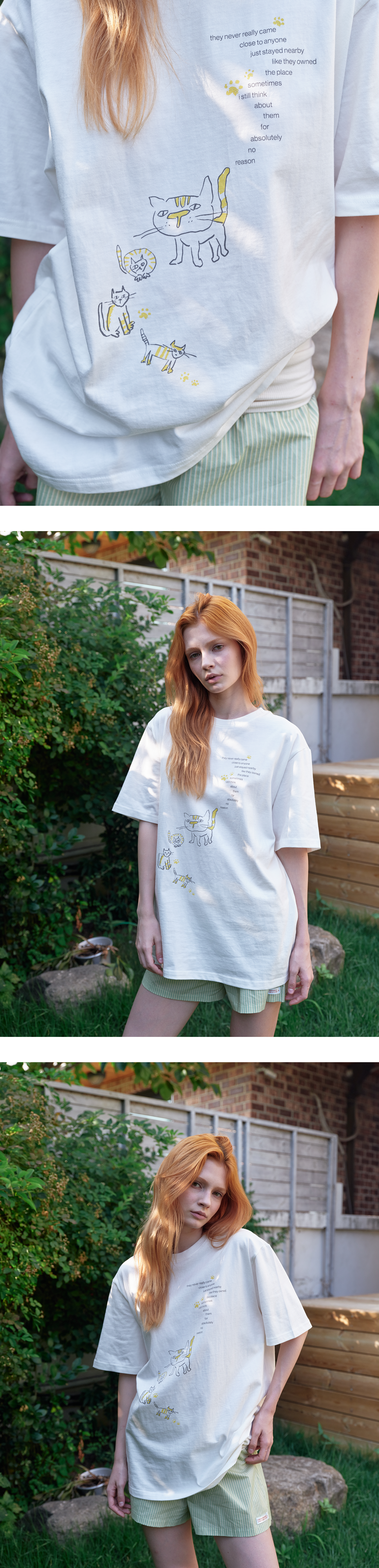 Plaid label patch graphic T_white