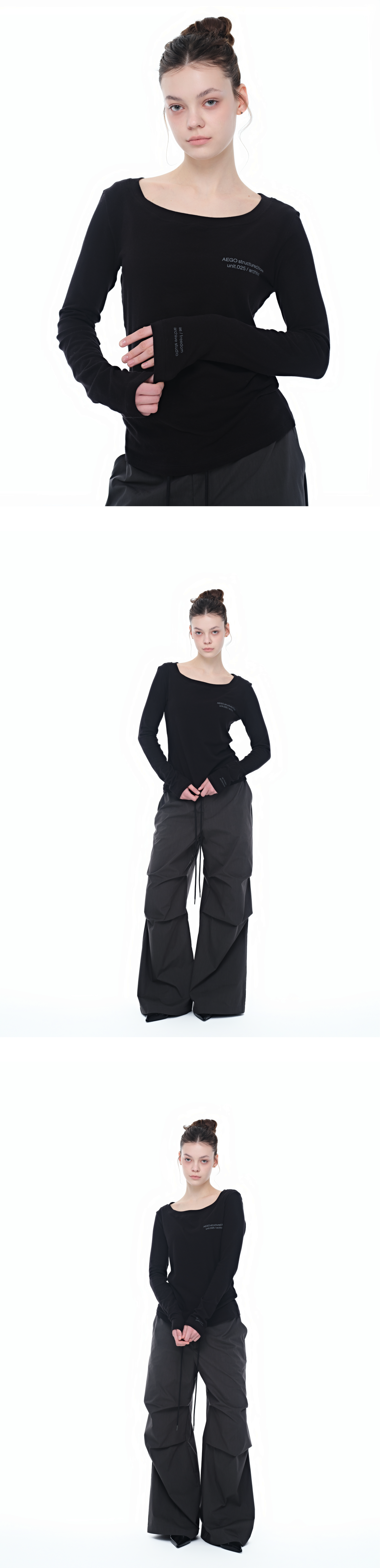 [5rd Re-order] Structured 025 sleeve T_black