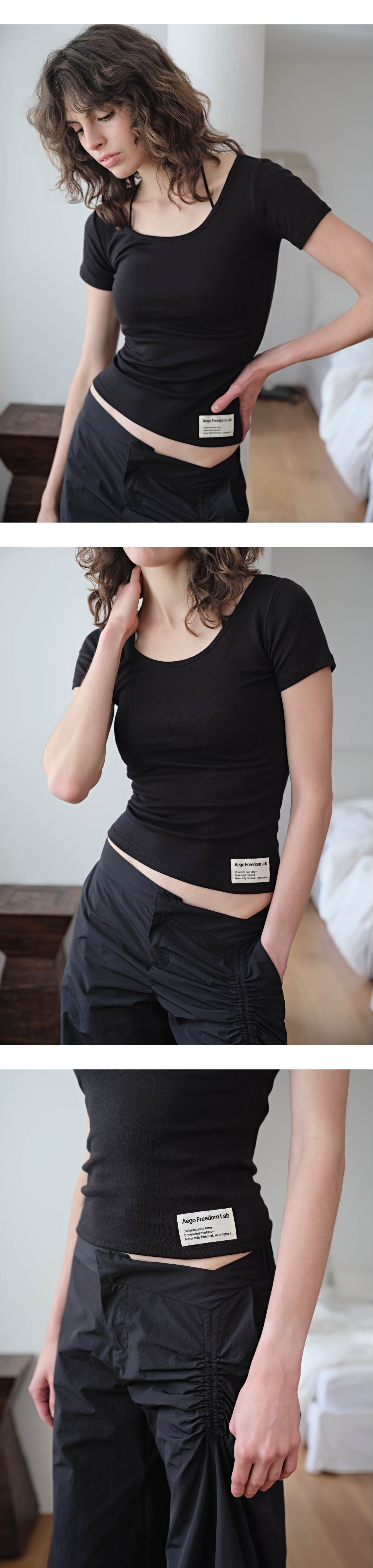 Canvas mini tag basic T_black