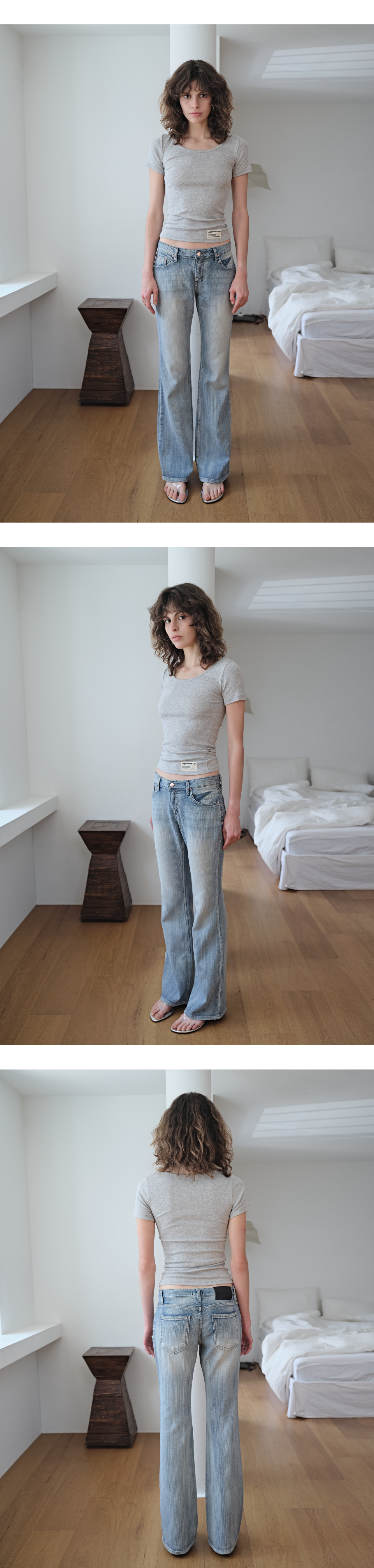 Canvas mini tag basic T_gray