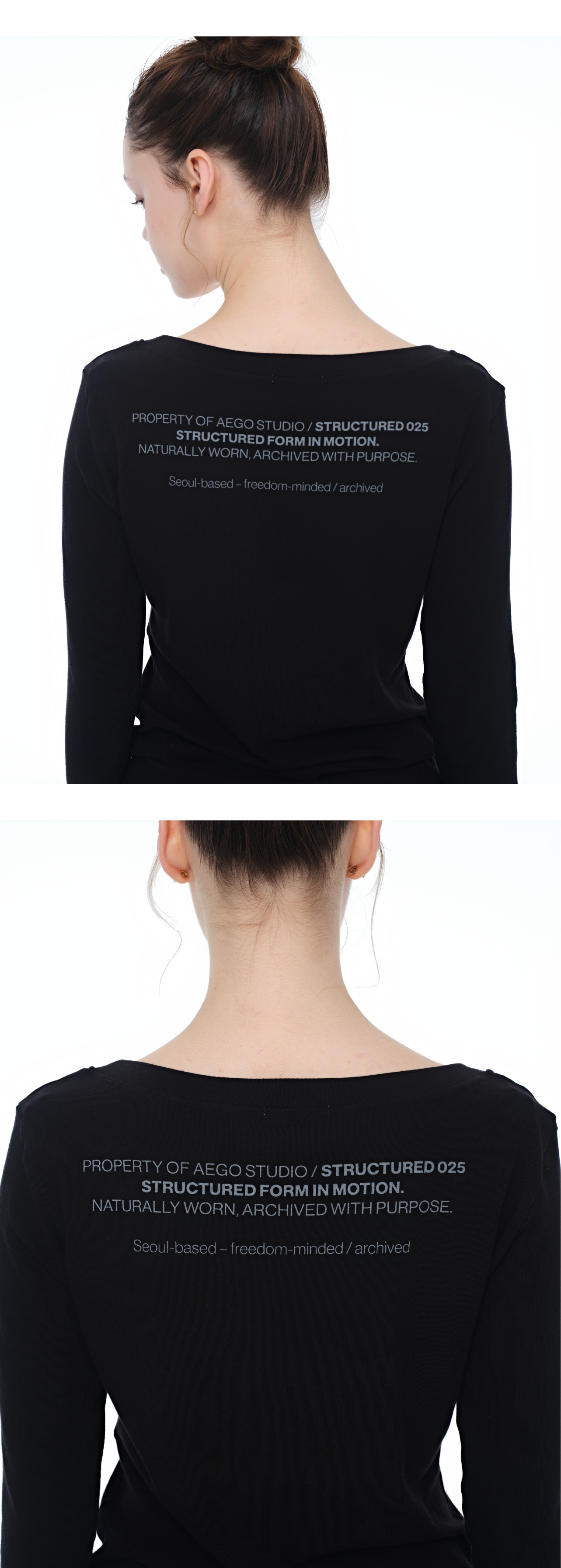 [5rd Re-order] Structured 025 sleeve T_black