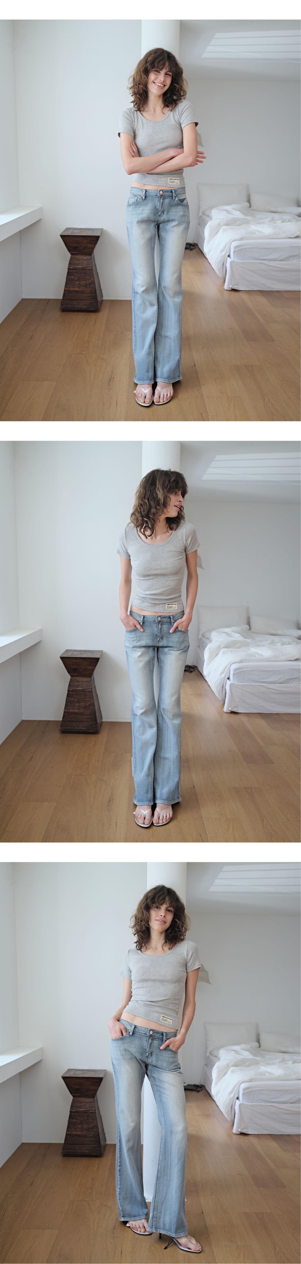 Canvas mini tag basic T_gray
